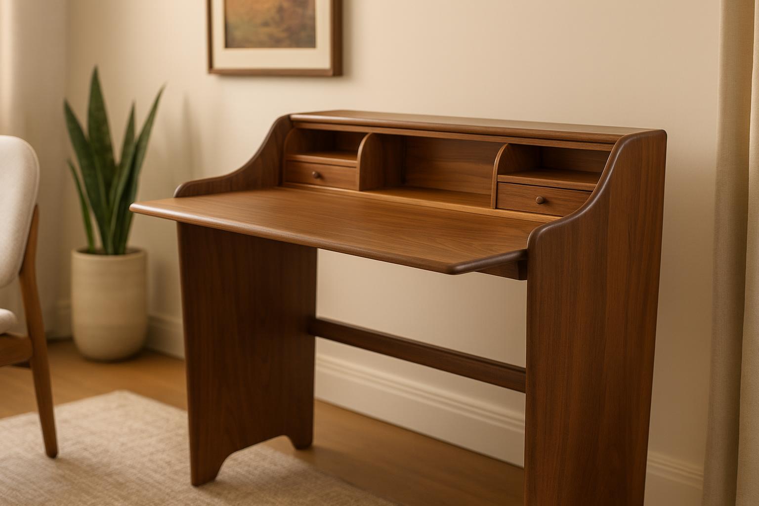 Walnut writing desk